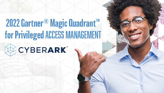 CyberArk featured in the 2022 Gartner Magic Quadrant for Privileged Access Management as a Leader in cybersecurity and identity security.